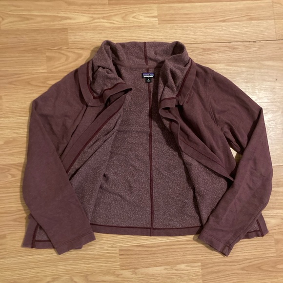 Patagonia Ahnya Wrap Cardigan Sweater Organic Size Medium Women's - Picture 7 of 11